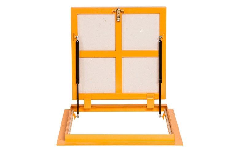 Напольный люк Делайт ЛНПН с уголком под заливку стяжки