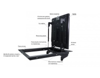 Напольный люк Стелс-У 1200*1200 уголок утепленный схемы