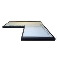 Люк напольный АМО угловой Г-образный с поворотом двухдверный