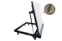 Люк напольный Стелс-КУ 970*600п короб утепленная серия